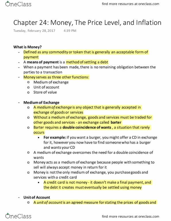 ECON 1010 Chapter Notes - Chapter 24: Canada Deposit Insurance Corporation, Credit Union, Mortgage Loan thumbnail