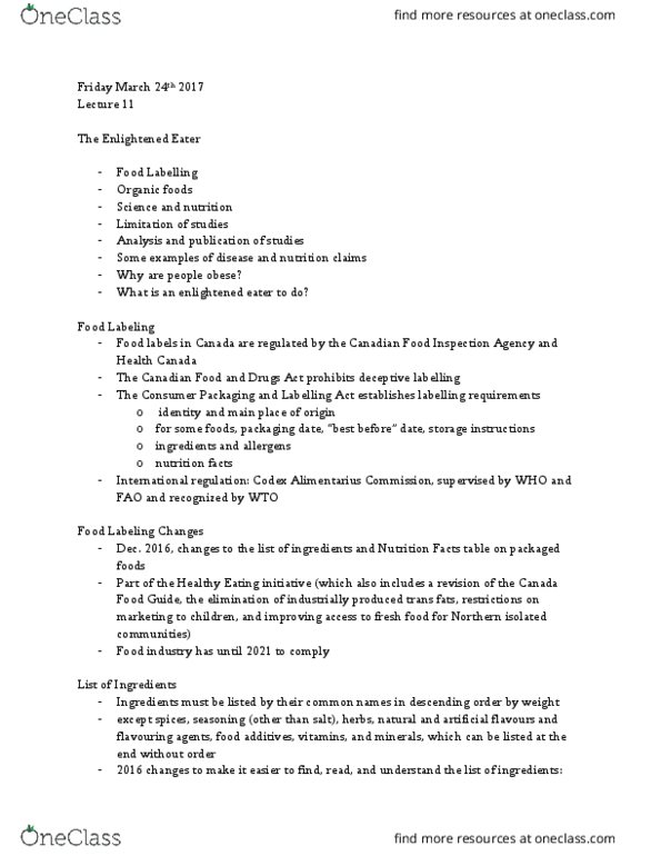 NATS 1560 Lecture Notes - Lecture 11: Clinical Trial, Sample Size Determination, Observer-Expectancy Effect thumbnail