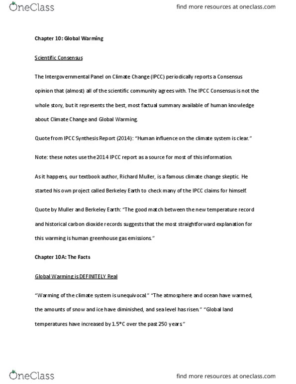 PHYS 0847 Lecture Notes - Lecture 10: Diesel Fuel, 100 Feet, Greenhouse Effect thumbnail