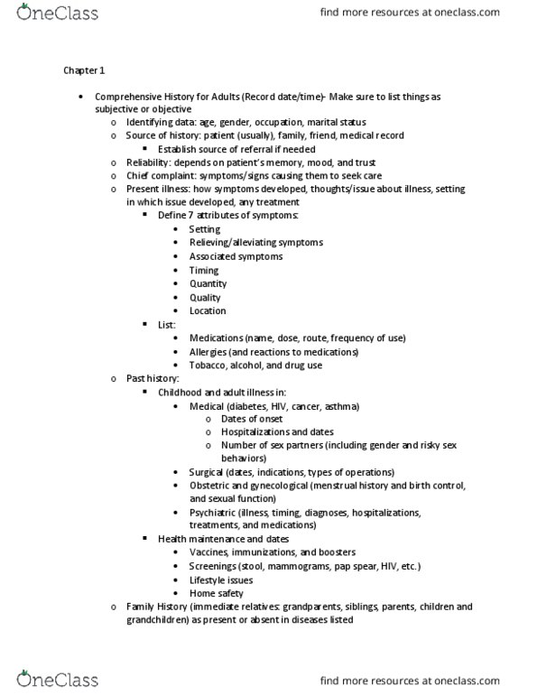 HSCI 201 Lecture Notes - Lecture 1: Brachioradialis, Vital Signs, Respiratory Rate thumbnail