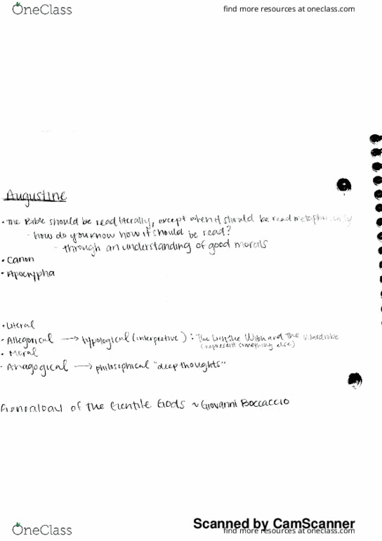 ENGL 1270 Lecture 3: Augustine, Shakespeare, Poe thumbnail