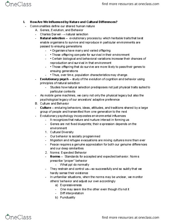 PSYC 395 Chapter Notes - Chapter 5: Judith Rich Harris, Attention Deficit Hyperactivity Disorder, Evolutionary Psychology thumbnail