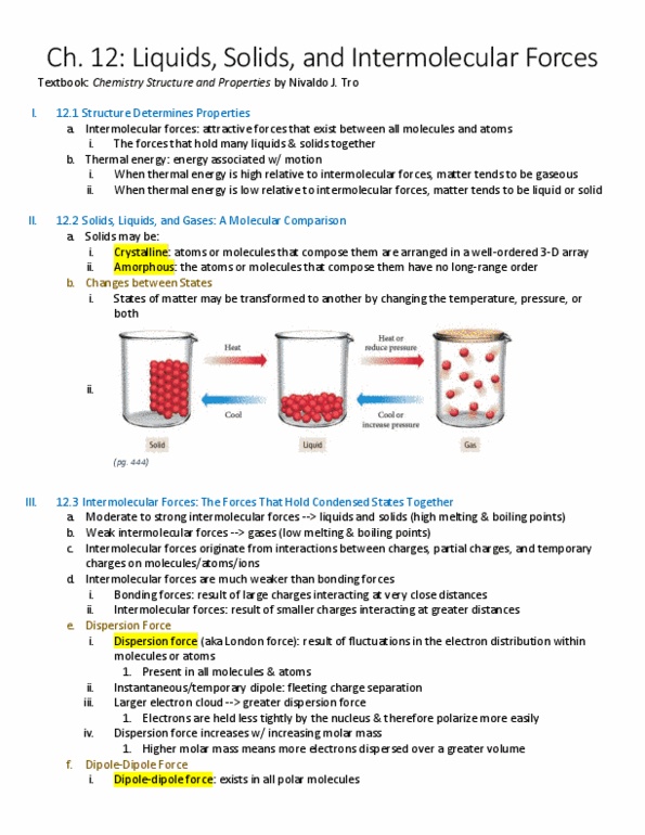 CHEM H2B Chapter 12: Liquids, Solids, and Intermolecular Forces thumbnail