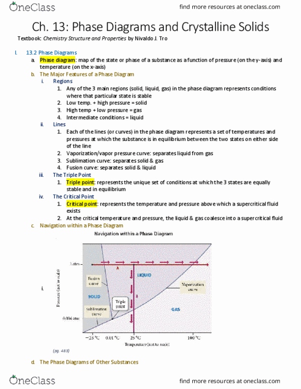 CHEM H2B Chapter Notes - Chapter 13: Phase Diagram, Xenon, Intermolecular Force thumbnail