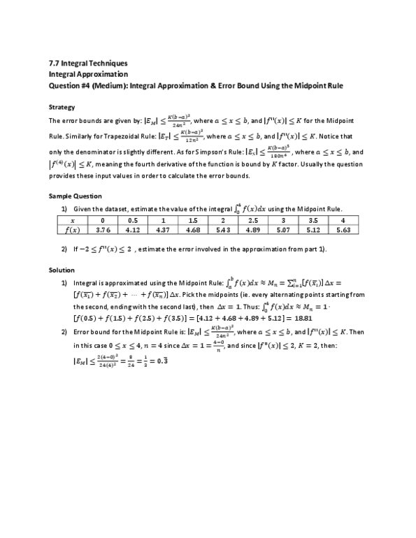 MAT136H1 Lecture Notes - Trapezoidal Rule thumbnail