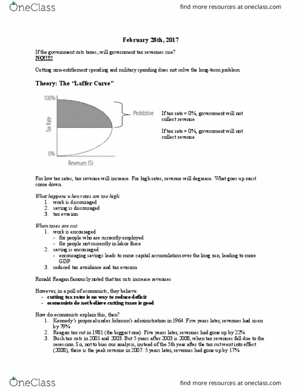 ECON-002 Lecture Notes - Lecture 13: Laffer Curve, Capital Accumulation thumbnail