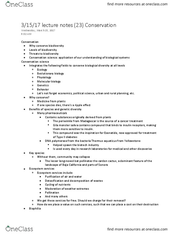 BILD 3 Lecture Notes - Lecture 23: Keystone Species, Insular Biogeography, Metapopulation thumbnail