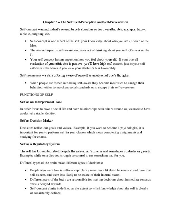 PSYC 2310 Chapter Notes -Facial Feedback Hypothesis, Chocolate Cake, Motivation thumbnail