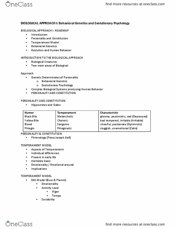 PSY 321 Lecture Notes - Lecture 7: Twin, Mazda Mzr Engine, David Buss thumbnail