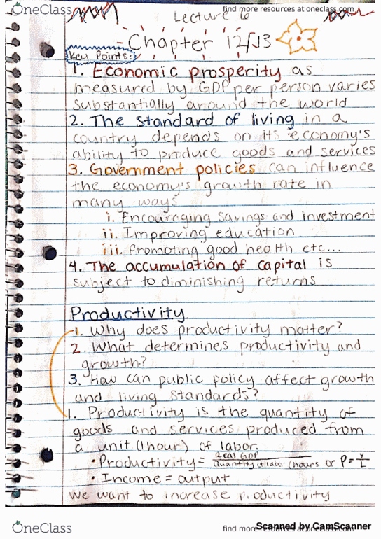 ECO 210 Lecture 6: ECO 210 Chapter 12 & 13 thumbnail