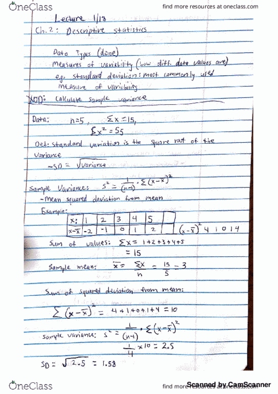 STT 201 Lecture 3: Lecture 3 thumbnail