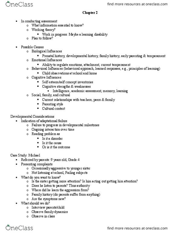 PSYC 3530H Chapter Notes - Chapter 2: Autonomic Nervous System, Dependent And Independent Variables, Psychopathology thumbnail