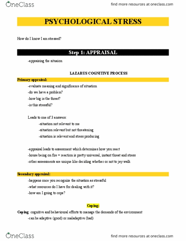 PS102 Lecture Notes - Lecture 27: Learned Helplessness thumbnail