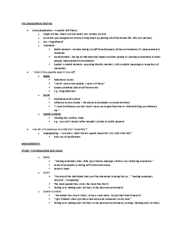 PSYCH232 Lecture Notes - Lecture 12: Social Dominance Orientation, Sensation Seeking, Psychopathy thumbnail