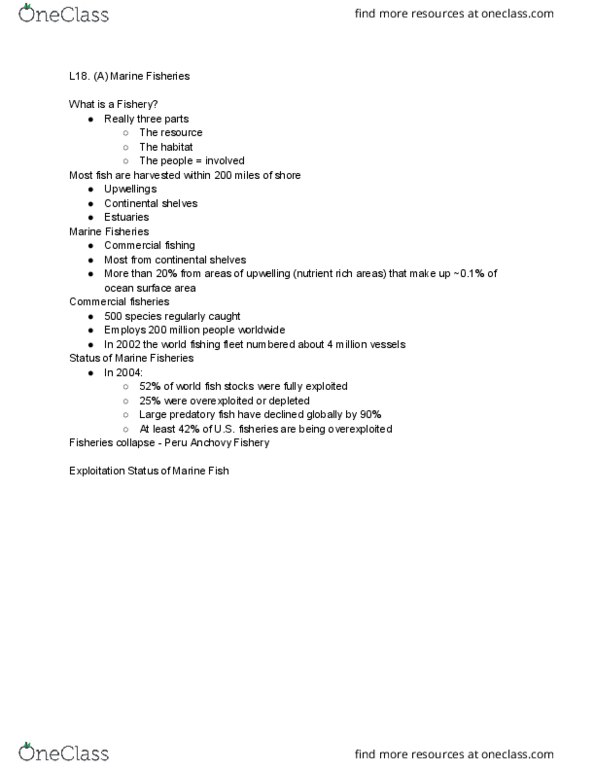 MEA 200 Lecture Notes - Lecture 18: Monofilament Fishing Line, Dredging, Twine thumbnail