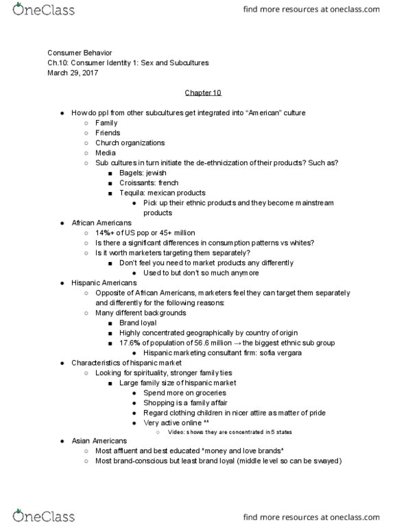 MKTG 425 Lecture Notes - Lecture 9: Gender Identity, Midlife Crisis, Disposable And Discretionary Income thumbnail