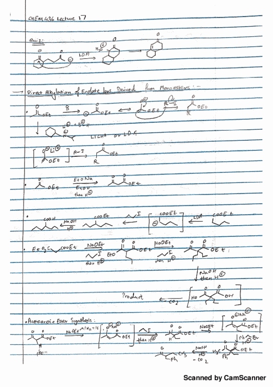 CHEM 436 Lecture 17: CHEM 436 Lecture Notes #17 thumbnail