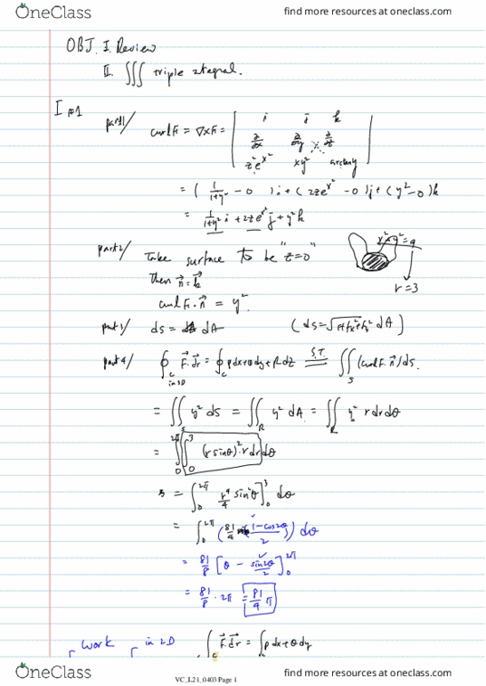 MTH 330 Lecture 10: MTH 330 WEEK 10L21_Triple Integral thumbnail