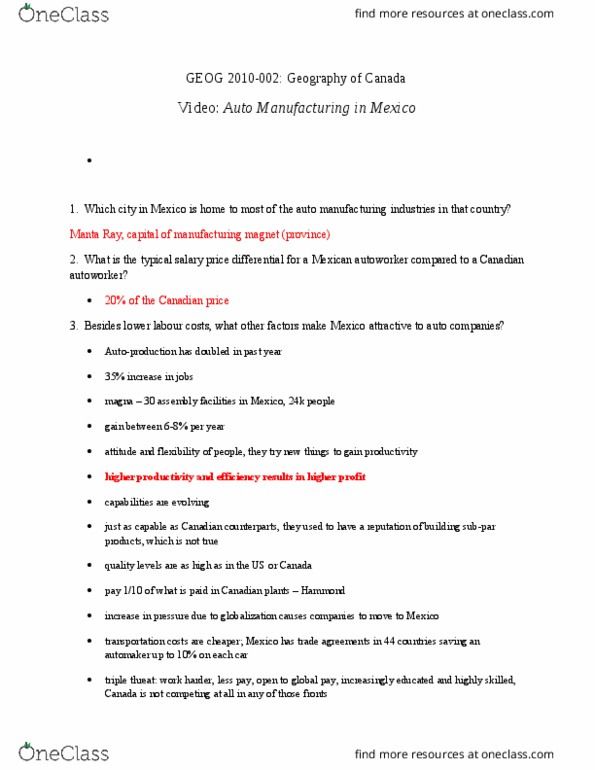 Geography 2010A/B Lecture 5: Video+Questions+-+Auto+Manufacturing thumbnail