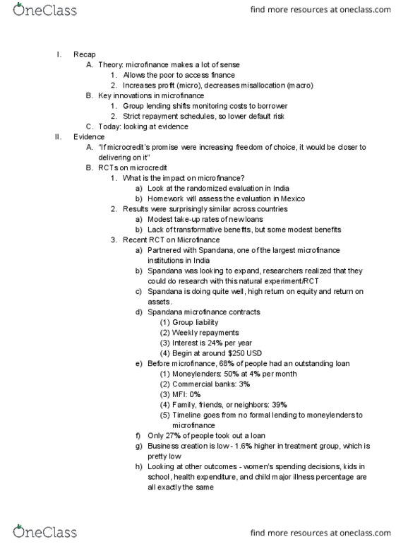 ECON 30801 Lecture Notes - Lecture 11: Randomized Controlled Trial thumbnail