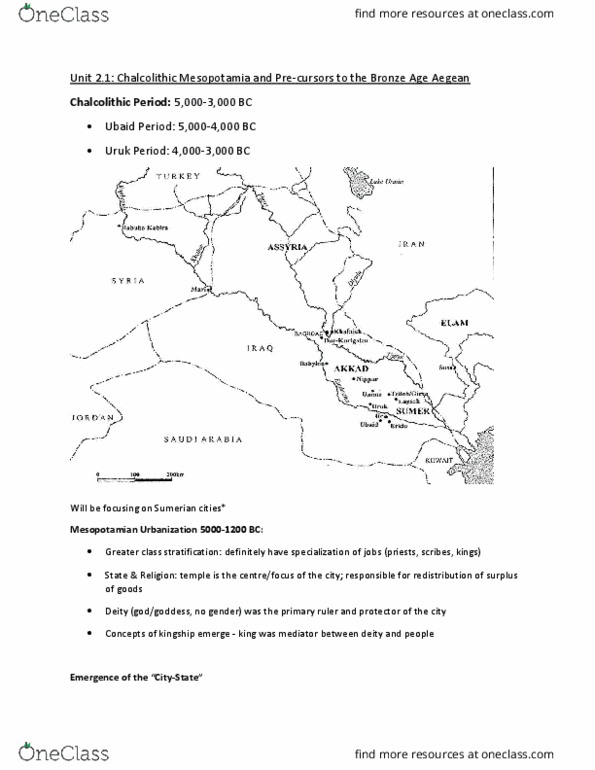 Classical Studies 2500A/B Lecture Notes - Lecture 3: Peak Sanctuaries, Pithos, Aegean Civilizations thumbnail