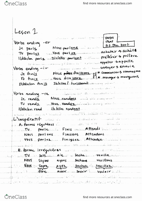 FREN 2001 Lecture Notes - Lecture 5: Coup De Main, Le Temps, Couchette Car thumbnail