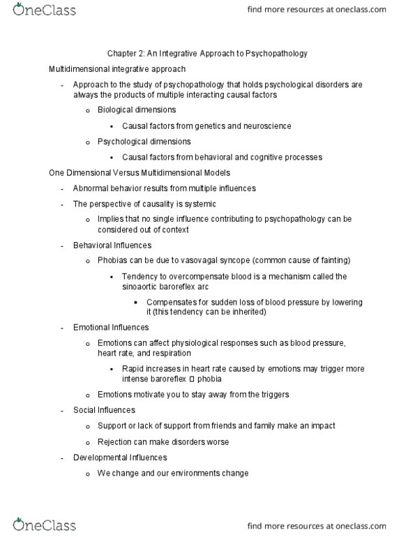 PSY BEH 102C Chapter Notes - Chapter 2: Reflex Syncope, Peripheral Nervous System, Reticular Formation thumbnail