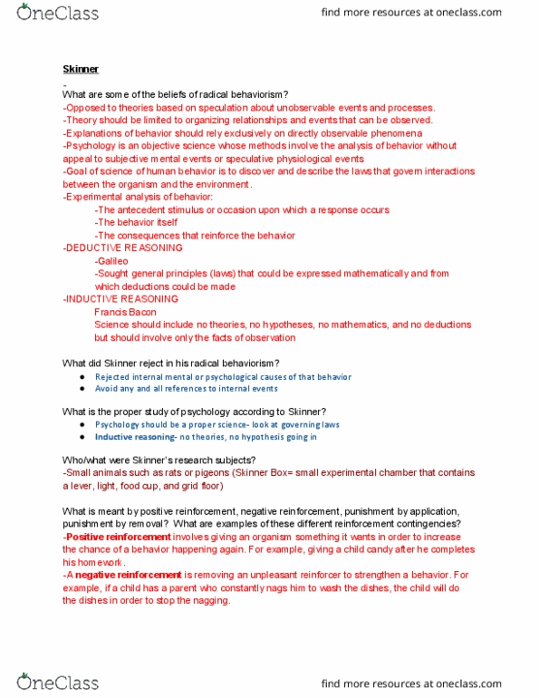 PSYC 338 Chapter Notes - Chapter 9: Classical Conditioning, Slot Machine, Contingency Management thumbnail