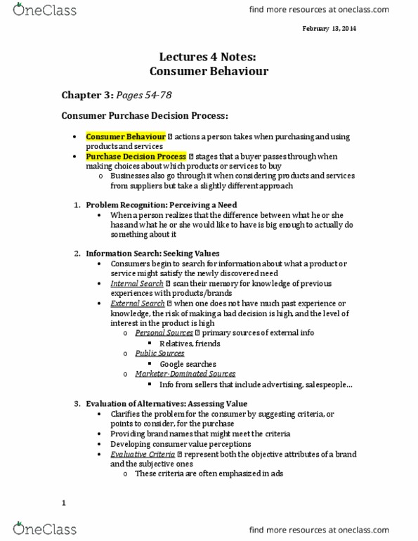 Management and Organizational Studies 1021A/B Lecture Notes - Lecture 4: Ibuprofen, Visible Minority, Viral Marketing thumbnail