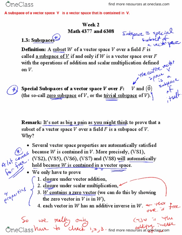 MATH 4377 Lecture Notes - Lecture 2: Empty Set, Euclidean Vector, Invertible Matrix thumbnail