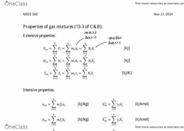 MEC E340 Lecture Notes - Lecture 30: Exergy, Isentropic Process, Joule thumbnail