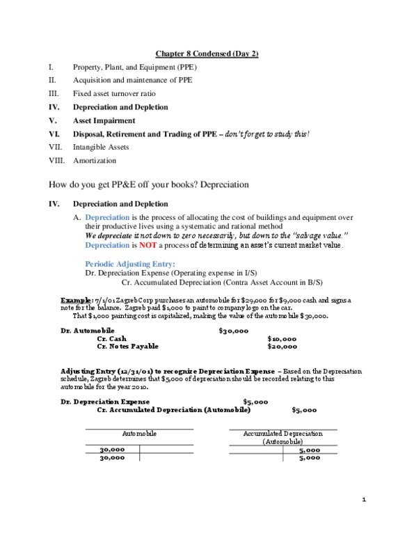 ACCT 1201 Lecture Notes - Fixed Asset, Operating Expense, 6 Years thumbnail