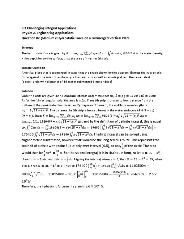 MAT136H1 Lecture Notes - Metric System, Pythagorean Theorem, Riemann Sum thumbnail