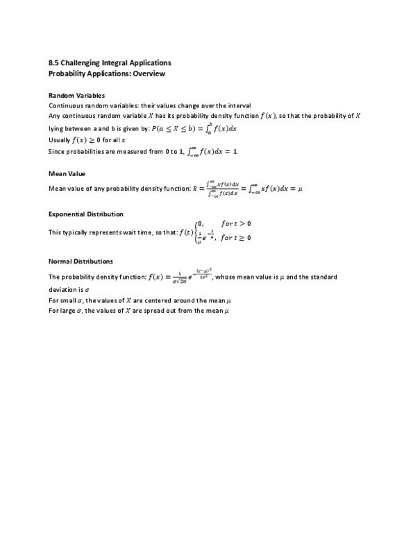 MAT136H1 Lecture Notes - Probability Distribution, Standard Deviation thumbnail