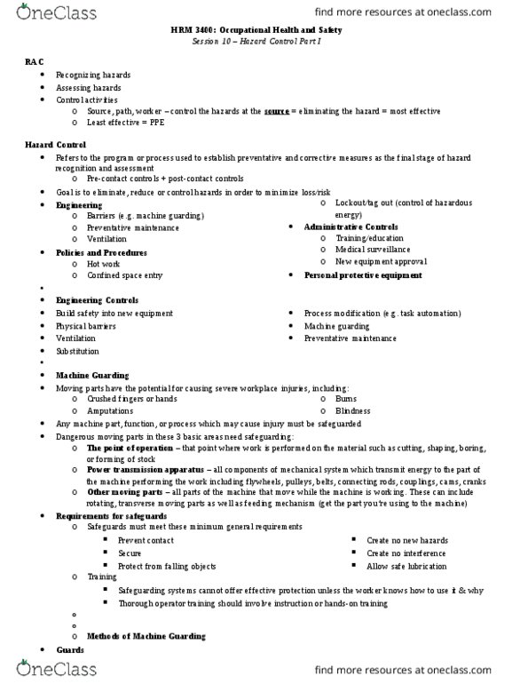 HRM 3400 Lecture Notes - Lecture 10: Chain Reaction, Public Safety Canada, Local Exchange Trading System thumbnail