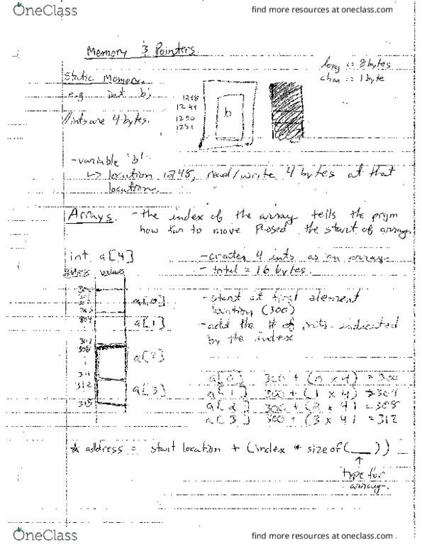 CIS 2750 Lecture Notes - Lecture 14: Ion, C Dynamic Memory Allocation, Canon Eos C300 thumbnail