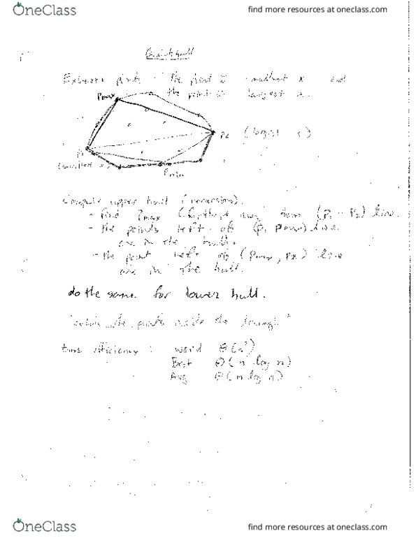 CIS 3490 Lecture 30: quickhull thumbnail