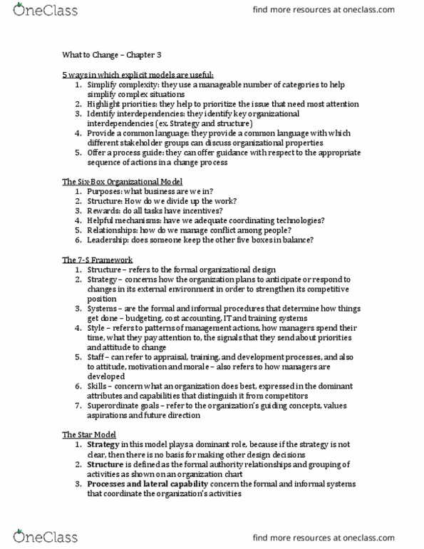 MHR 650 Lecture Notes - Lecture 3: Pest Analysis, Scenario Planning, Cost Accounting thumbnail