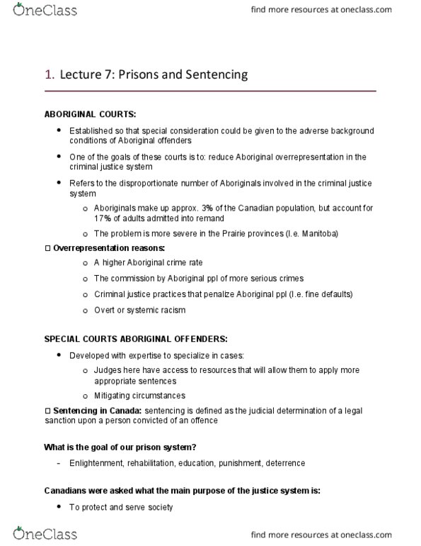 Psychology 2032A/B Lecture Notes - Lecture 7: Extenuating Circumstances, Canadian Prairies, Conditional Sentence thumbnail