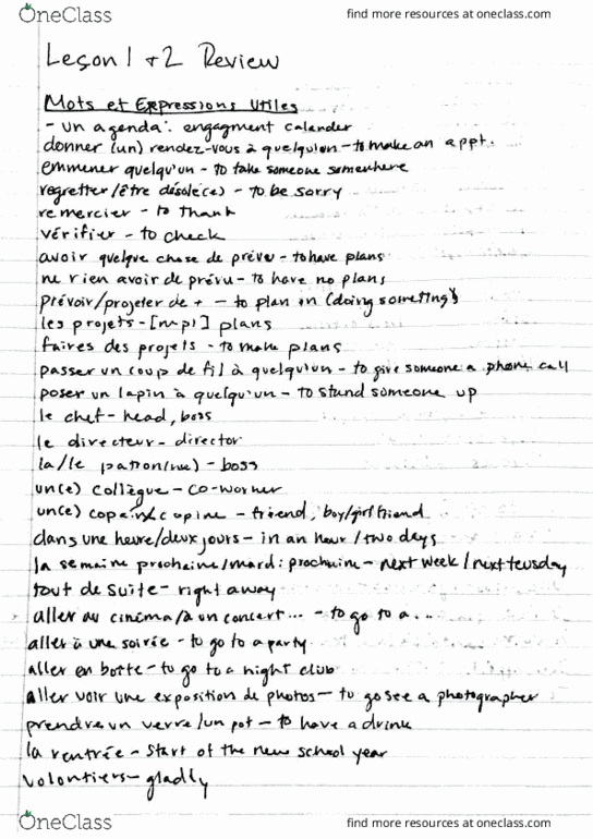 FREN 2001 Lecture Notes - Lecture 7: Bruit thumbnail