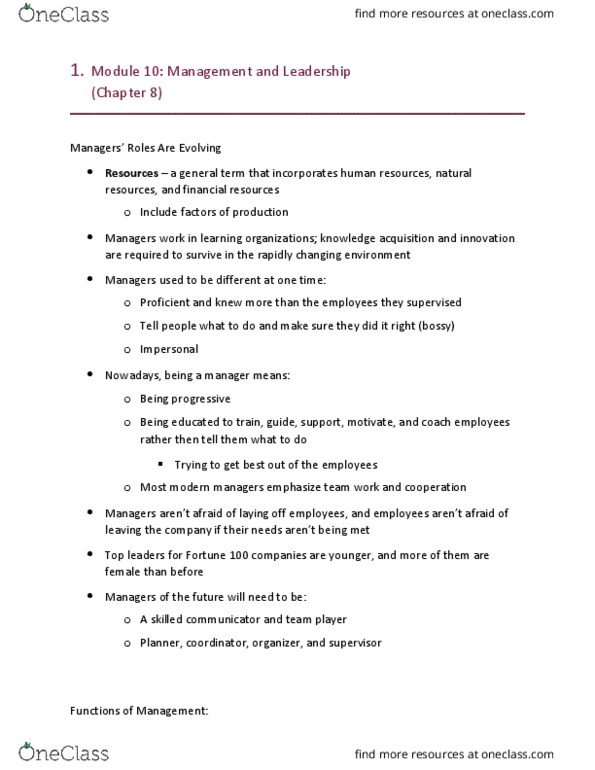 ARBUS101 Lecture Notes - Lecture 10: Well-Founded Relation, Situation Two, Chief Operating Officer thumbnail