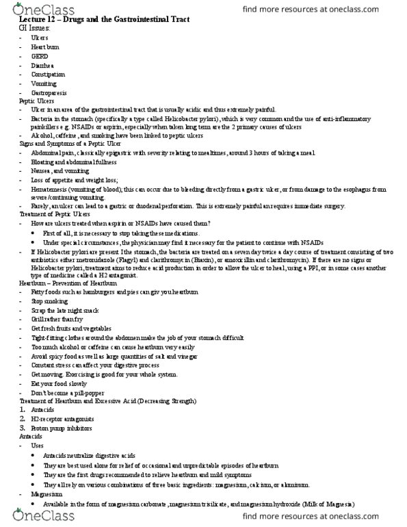 HSS 3106 Lecture Notes - Lecture 12: Motion Sickness, Anismus, Vagus Nerve thumbnail