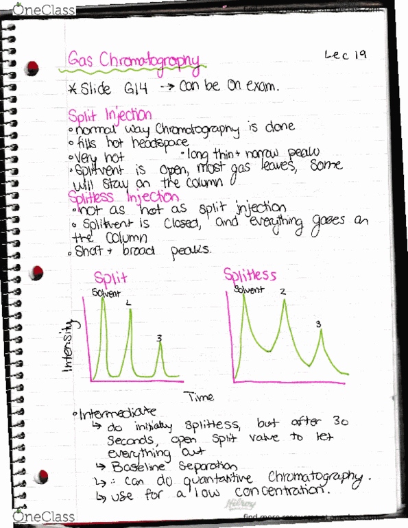 CH262 Lecture 19: Gas Chromatography Part II thumbnail