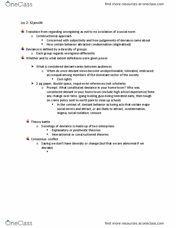 CRM/LAW C107 Lecture Notes - Lecture 2: Positivism, Norm (Social) thumbnail