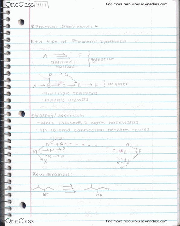 CHEM 333 Lecture Notes - Lecture 12: Alkyne, Bromine, Racemic Mixture thumbnail
