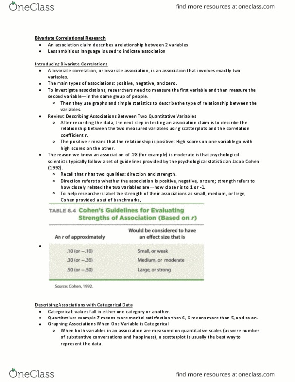 PSYB04H3 Chapter Notes - Chapter 8: Statistical Inference, Statistical Significance, Concurrent Validity thumbnail