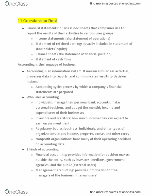 BUS 214 Chapter Notes - Chapter 1: International Accounting Standards Board, Financial Accounting Standards Board, International Financial Reporting Standards thumbnail