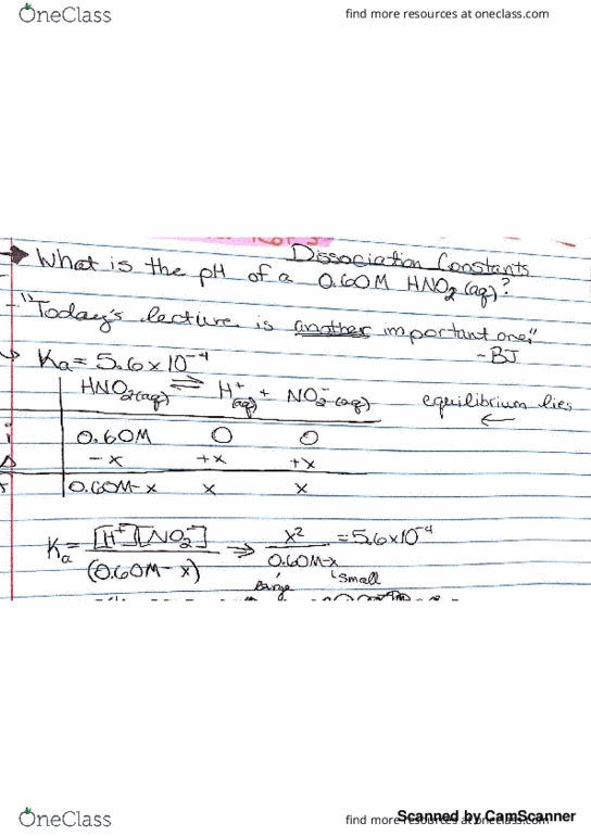 CHE-1102 Lecture 26: Dissociation Constants thumbnail