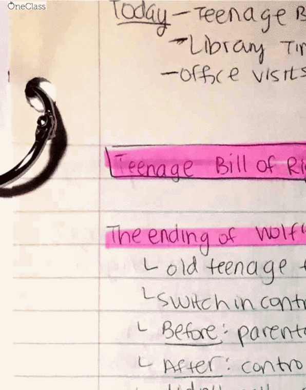 ENG 2150 Lecture 23: Teenage Bill of Rights thumbnail