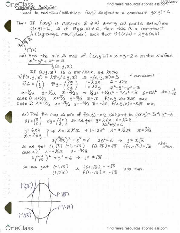 MATH 234 Lecture Notes - Lecture 24: Toner, Riemann Sum thumbnail